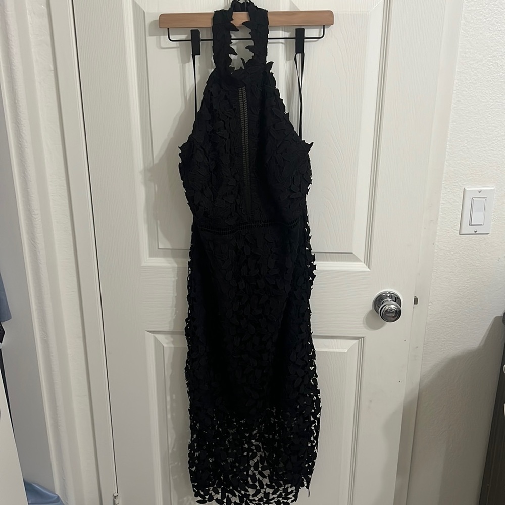 Black Lace Cocktail dress with tags